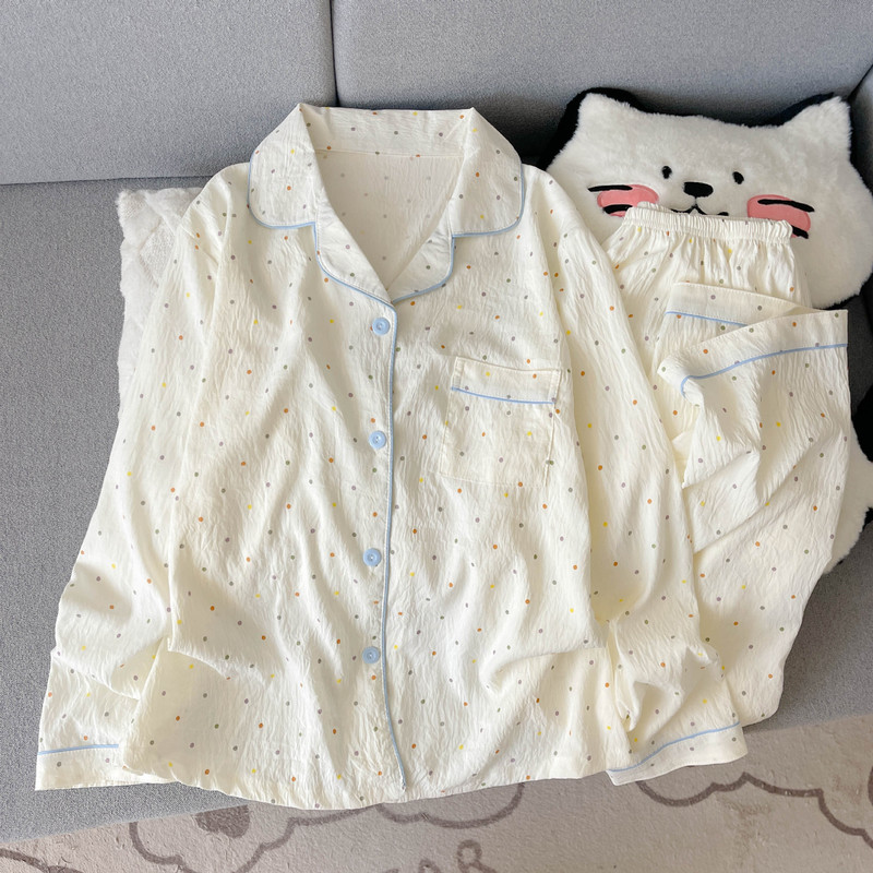 睡衣女款2025新款冬款长袖长裤可外穿冬季薄款家居服套装批发厂家|undefined
