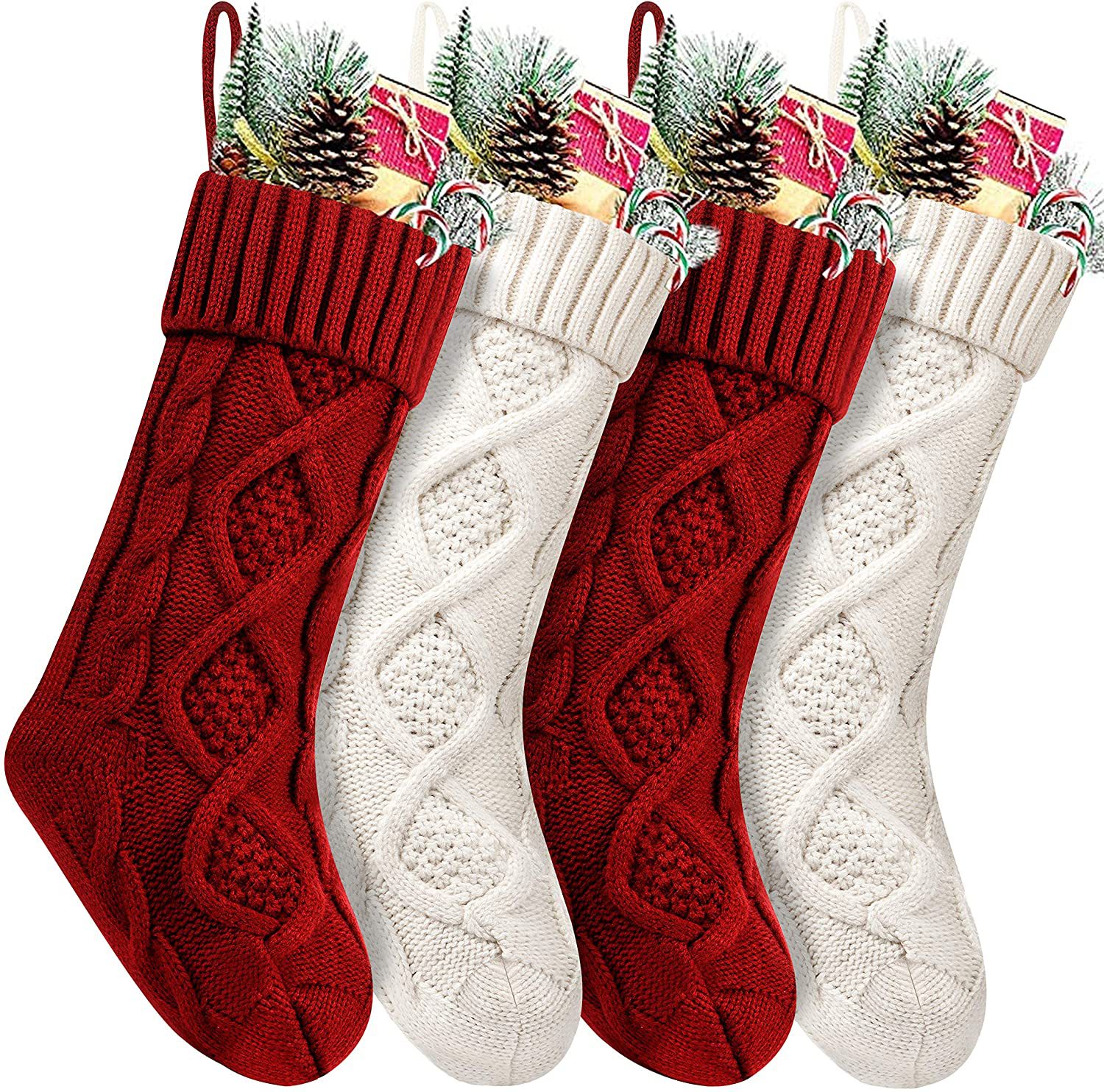 跨境专供节日派对条纹袜 万圣节圣诞节过膝长筒袜-阿里巴巴