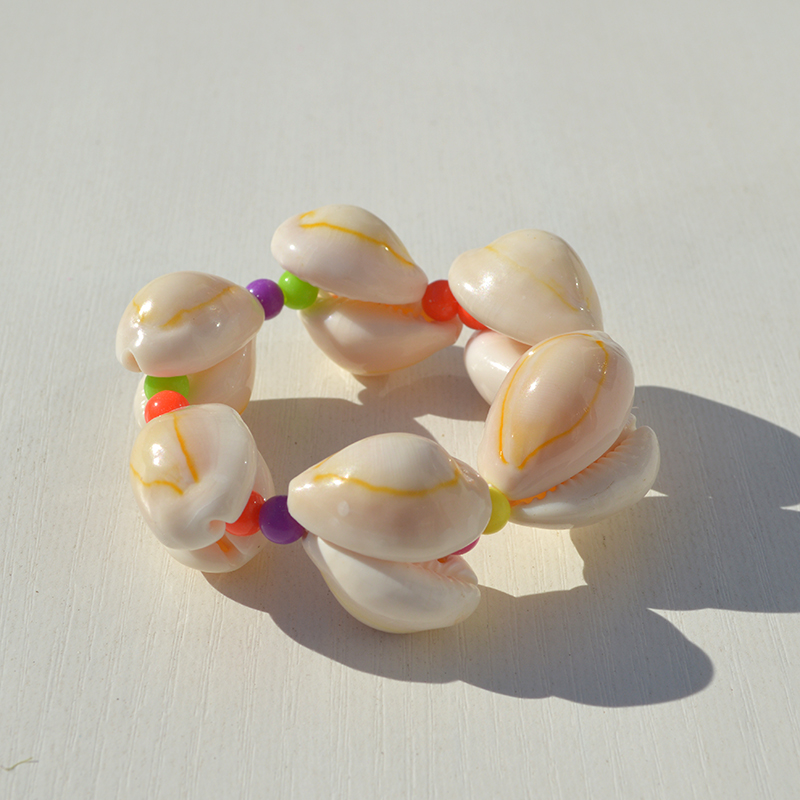 Conchas naturales pulsera caracoles collar diy joyas de chicas hechas a mano puestos de mercado nocturno regalos características pulseras
