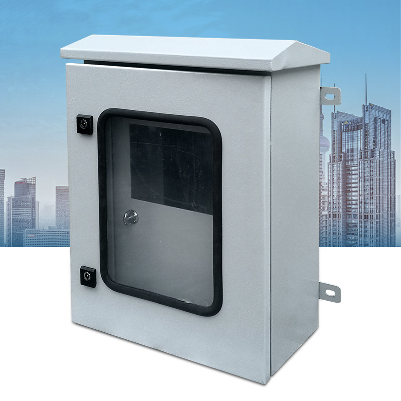 户外防雨双层门冷轧钢板配电箱监控箱仪表箱弱电布线箱成套控制箱
