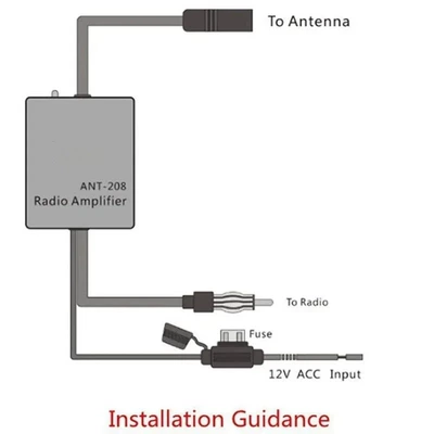 antenna amplifier 12V FM – vehicle antenna