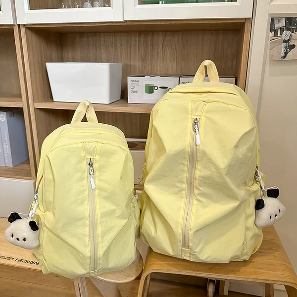 College Style Backpack New Large Capacity Fashionable Junior and High School Student School Bag Hiking Travel Lightweight Casual Backpack