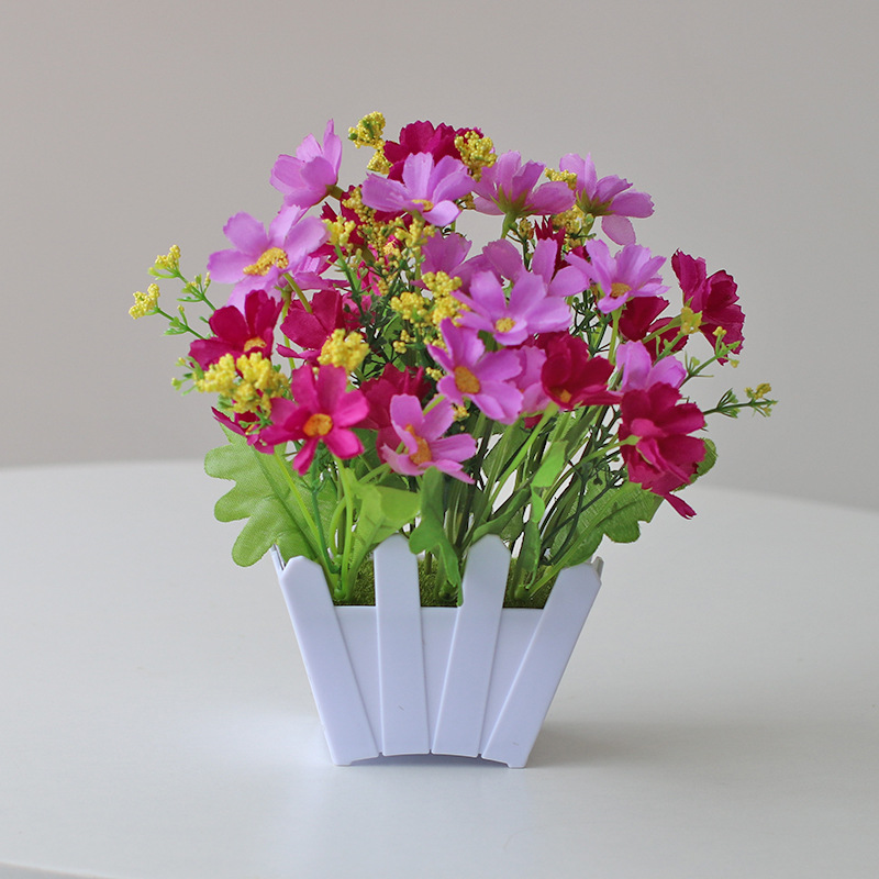 Planta artificial bonsai eucalipto Lysiana flor artificial planta verde Planta artificial decoración del hogar Fuente de la fábrica