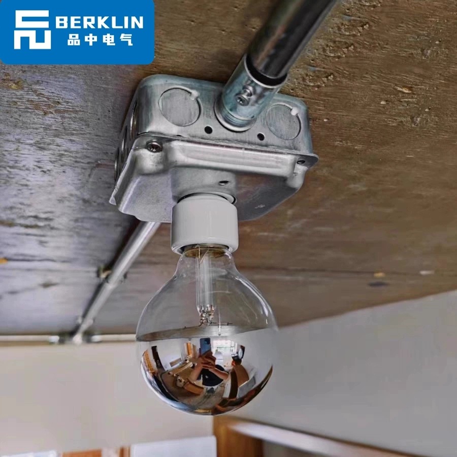 Interruptor de toma de aire industrial de Berklin ventilador de cemento abierto ventilador de cinco agujeros retrógrado galvanizado una cuenta de doble control dos o tres enchufes