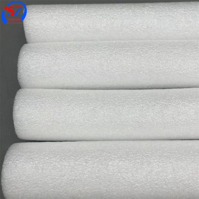 白色泡沫空心海绵管 可开口防水防潮钢筋保护套 珍珠棉圆口发泡管