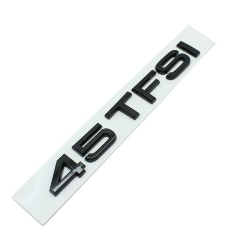 Suitable for Audi 30 35 40 45 50 55Tfsi Car Four-Wheel Drive Side Mark Displacement Mark English Mark Car Sticker