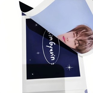 Custom Polaroid-Style Photo Paper Celebrity Tear-Off Photo Card Concert Merchandise Black Tear-Off Negative