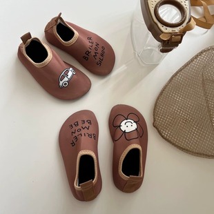 Children's Beach Shoes and Socks Non-slip Baby Wading Shoes Boys and Girls and Toddlers Quick-drying Seaside Swimming Equipment