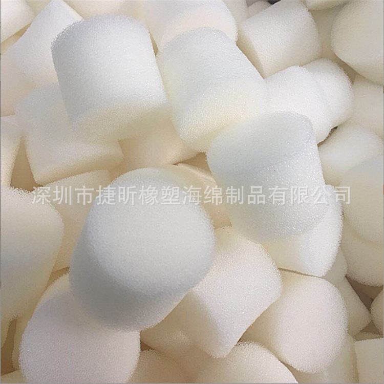 厂家供应 5mm大孔径爆破粗孔过滤棉 异形过滤海绵圆柱加工成型