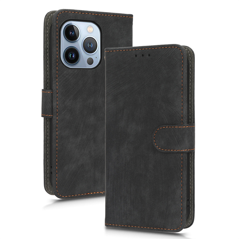 Leder Klapphülle Für Iphone 13 Pro Max Mit Kartenfach_voghion.com