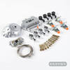Silver double rod accessories