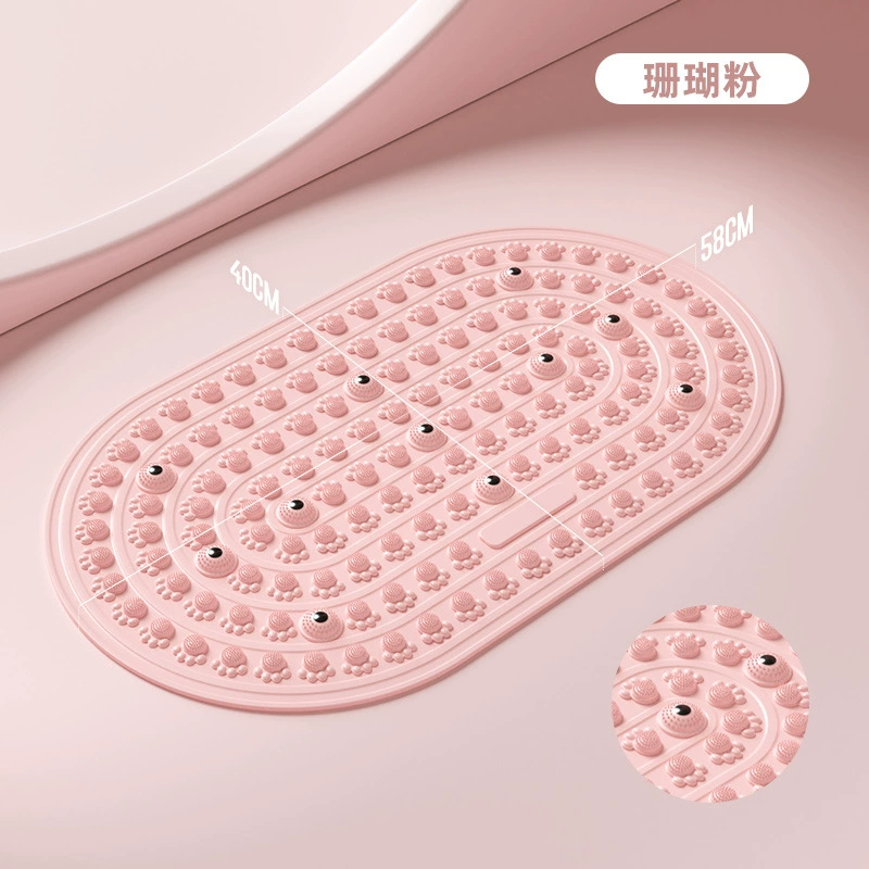 Soft acupressure board foot massage adult fitness acupressure board large size enlarged thickening jogging soft rubber finger yoga