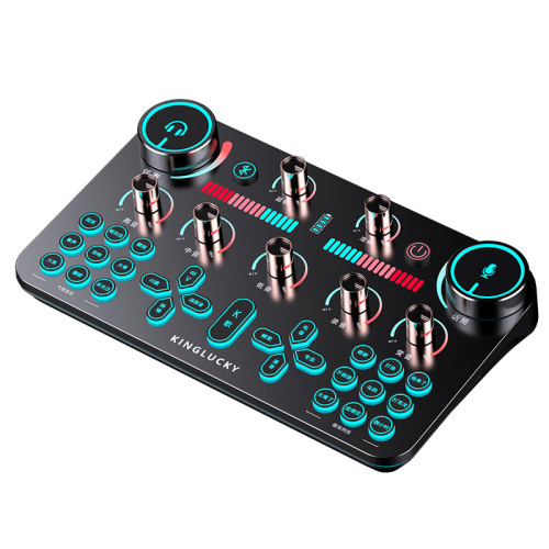Jin Yun V20 Live Equipment Full Set Sound Card Singing Mobile Phone Dedicated Internet Celebrity Broadcaster Recording Karaoke Microphone 
