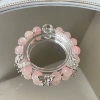 S043-Cold Ice Powder Butterfly Bracelet #SZ588