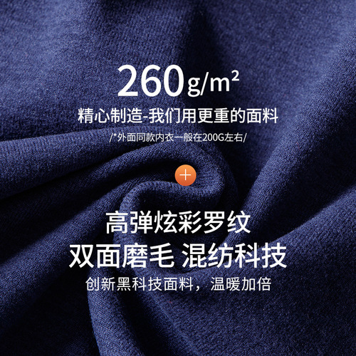 Men's wool silk patch thermal underwear, thickened couple's pajamas, waist protector and neck protector, women's autumn clothes and long trousers set