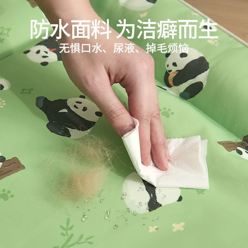 La perrera transfronteriza es impermeable y bien cuidada. Cama para mascotas Four Seasons Universal Small Dog Teddy Cojín para dormir para perros