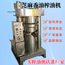 家用小型精炼加工压香油设备 黑白芝麻核桃胡麻专用液压榨油机