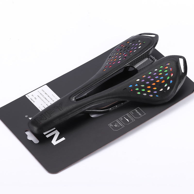 NPY bicicleta cojín del asiento de bicicleta de carretera 3D impresión cojín silla de montar bicicleta de montaña de fibra de carbono al aire libre cojín del asiento