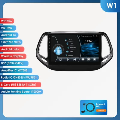 DVD Navigation – Image Gps All-In-One Device - 232g-wifi4glte-version-8581a-carplay-eight-core-10inch-suitable-for-17-20-jeep-compass