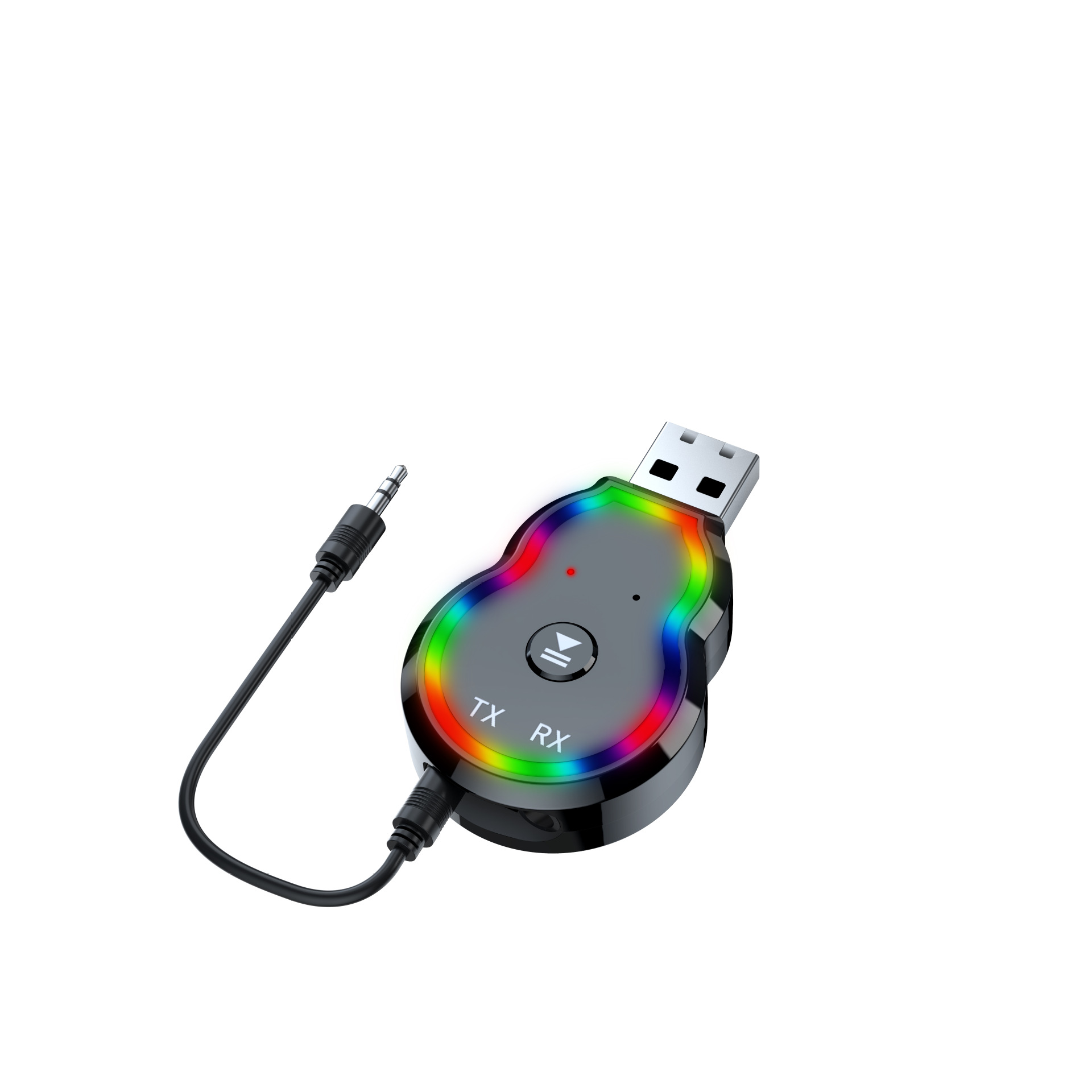 Q2Fm Transmitter Bluetooth Receiver Fm Radio USB Lossless Audio Car Converter with Aux Cable Dropshipping
