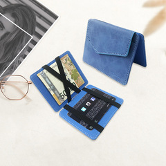 Korean Creative Small Wallet PU Magic Purse Men's Wallet Mini Cash Purse for Men Cross-border Dropshipping