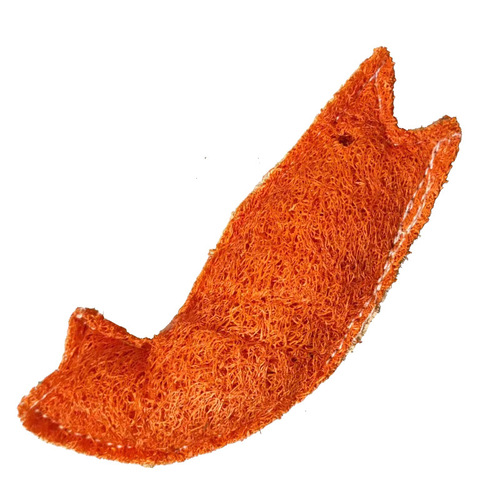 Dual-Sided Fish-Shaped Loofah Pet Toy for Gnawing, Teeth Cleaning, and Removing Tartar - for Hamsters, Rabbits, and Guinea Pigs - Wholesale