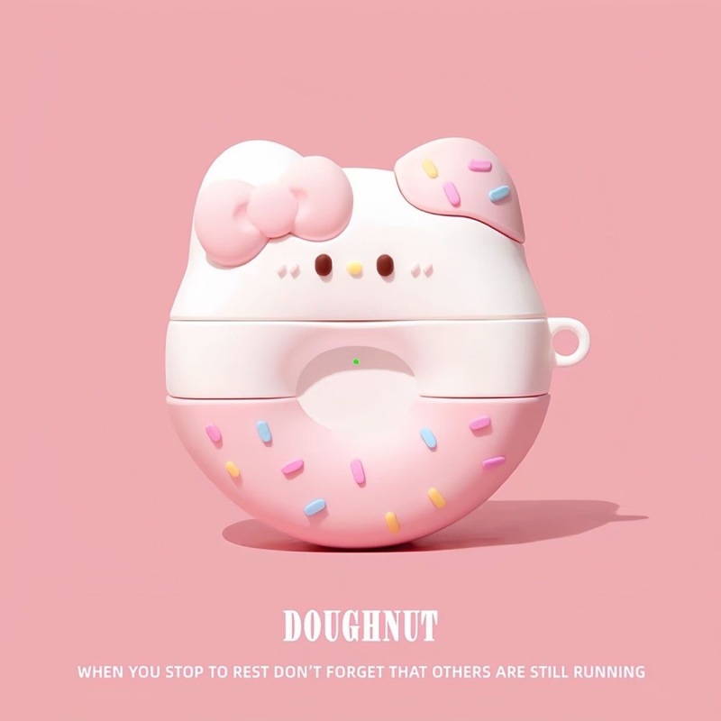 Ins Girl Donut Airpodspro Protective Cover Apple 1/2 Generation Wireless Bluetooth Earphone Case 3Rd Generation