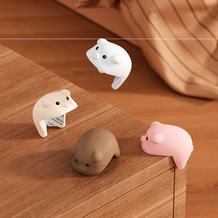 Small fat pig silicone corner protector table corner anti-collision corner protector animal children's anti-collision corner baby safety protection equipment