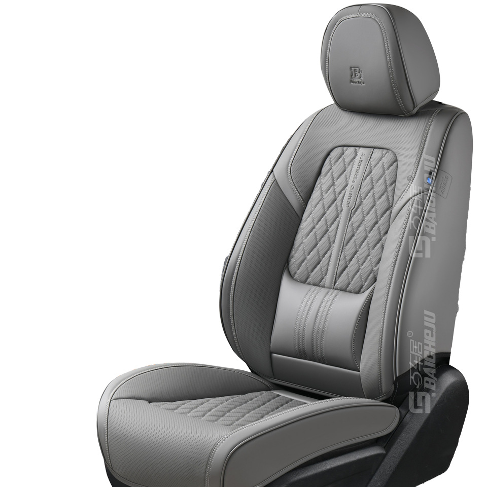 百车居德美特工厂优质纳帕真皮汽车座椅套全套豪华汽车坐垫