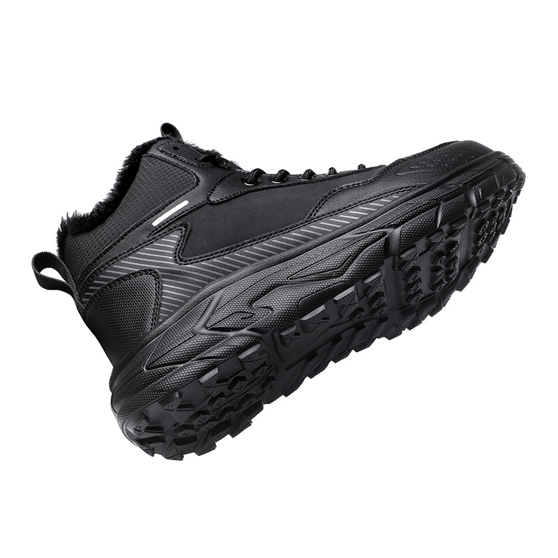 2025 otoño y invierno zapatos de algodón para hombres impermeables botas de nieve zapatos de invierno para hombres zapatos deportivos de lana del noreste botas calientes