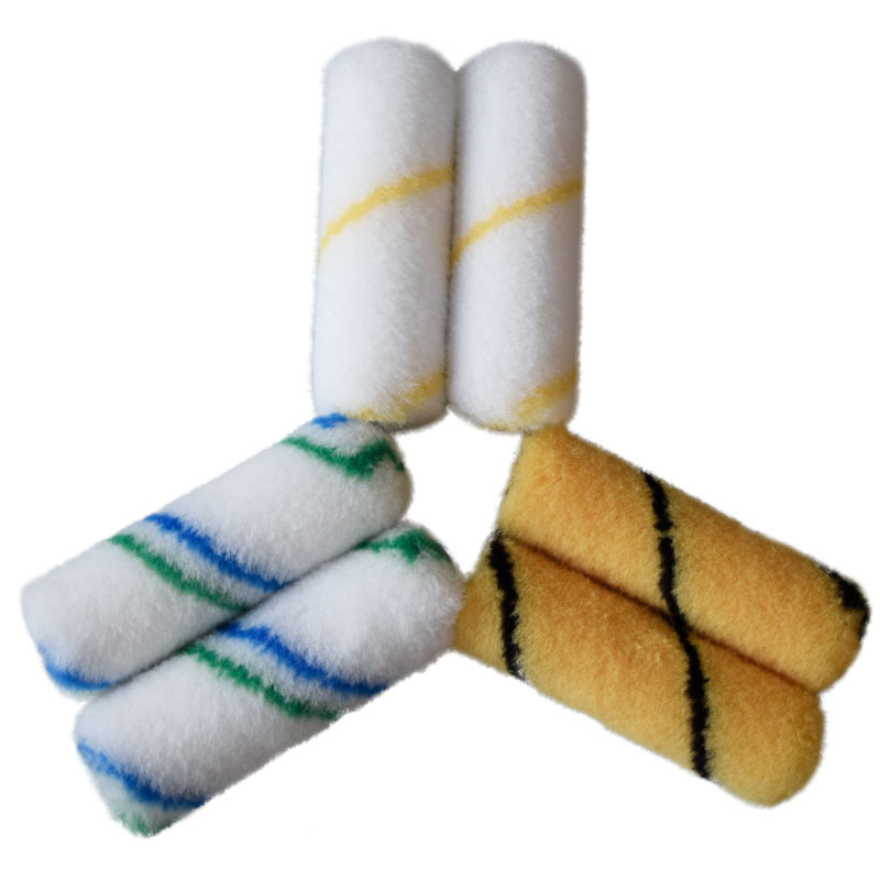 Cepillo de rodillo Huade de 4 pulgadas con núcleo de rodillo de pulgar astillero FRP mini cepillo de pintura de rodillo de pintura