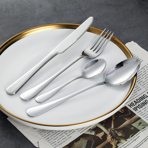 S Mood Tableware Egg Western-style Tableware Set of Stainless Steel Knife Fork Spoon 24-piece Van Gogh Starry Night Tableware Gift Set