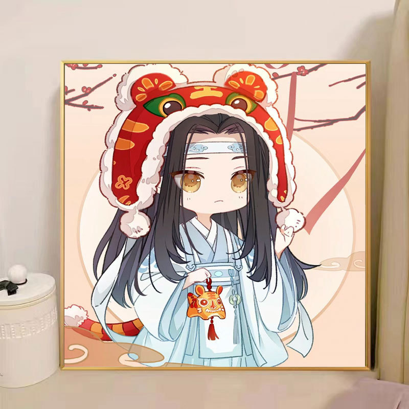 Moaodiantianguan デジタル油絵 diy 手作りデジタル着色漫画アニメーション減圧装飾画メーカー卸売|undefined