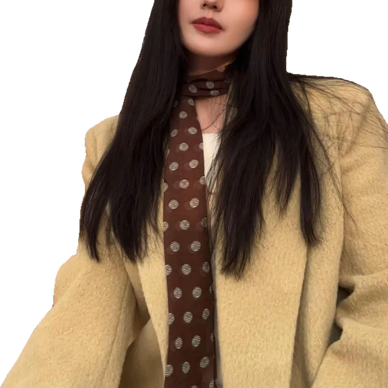 Brown universal accessory, headband, scarf, 2025 years
