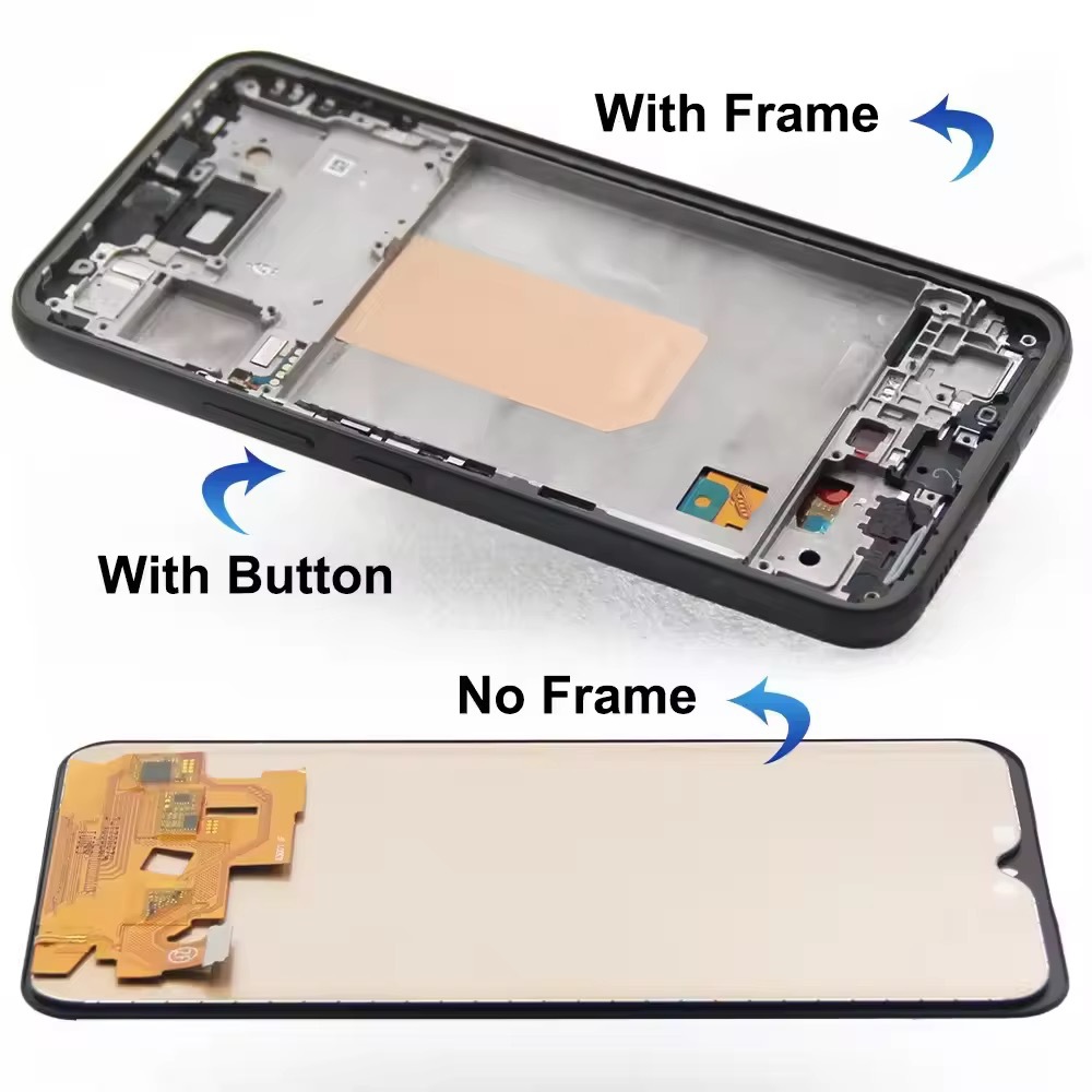 Para Samsung Galaxy A54 5G montaje de pantalla A546 LCD táctil pantalla de visualización integrada interior y exterior