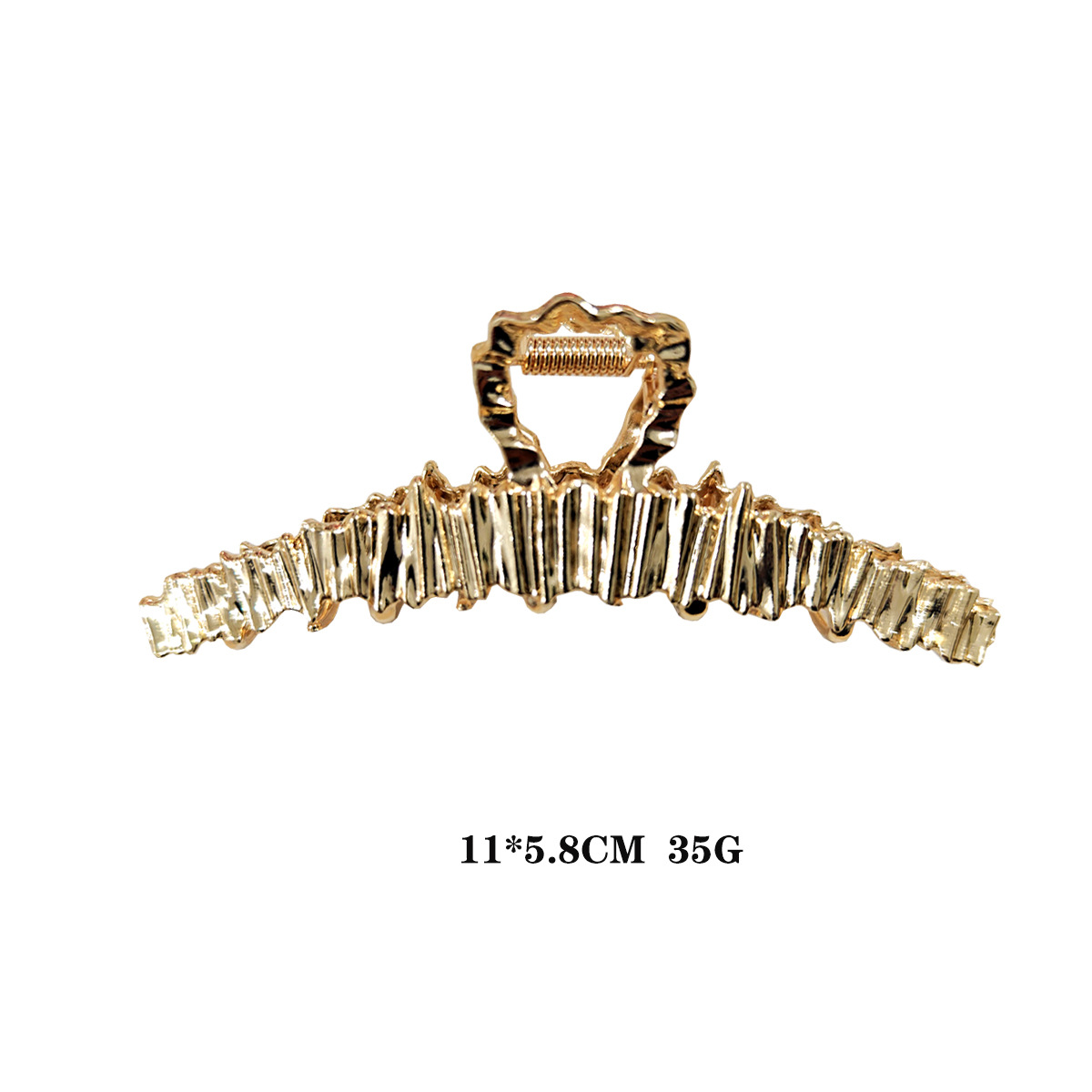 Vintage haarclip met schelp geometrisch design voor dames_voghion.com