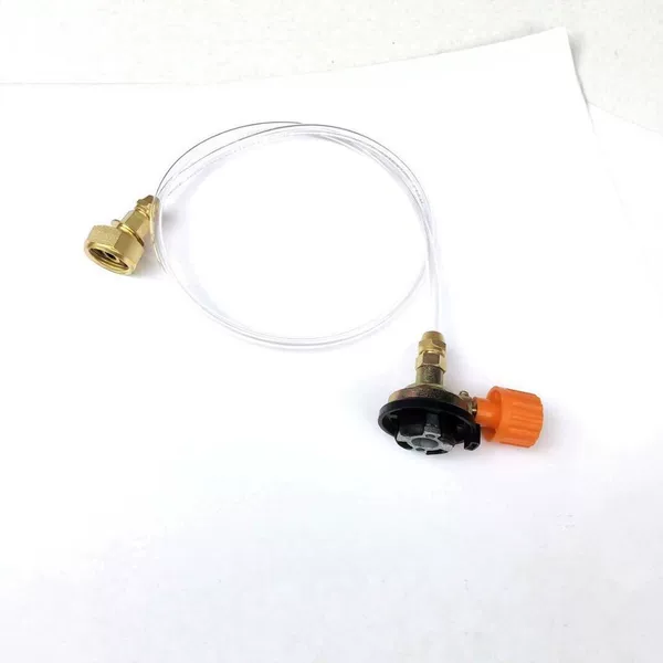 Russian inflatable valve, outdoor flat canister inflating valve, German Eastern European split-type transparent tube inflating valve, cross-border