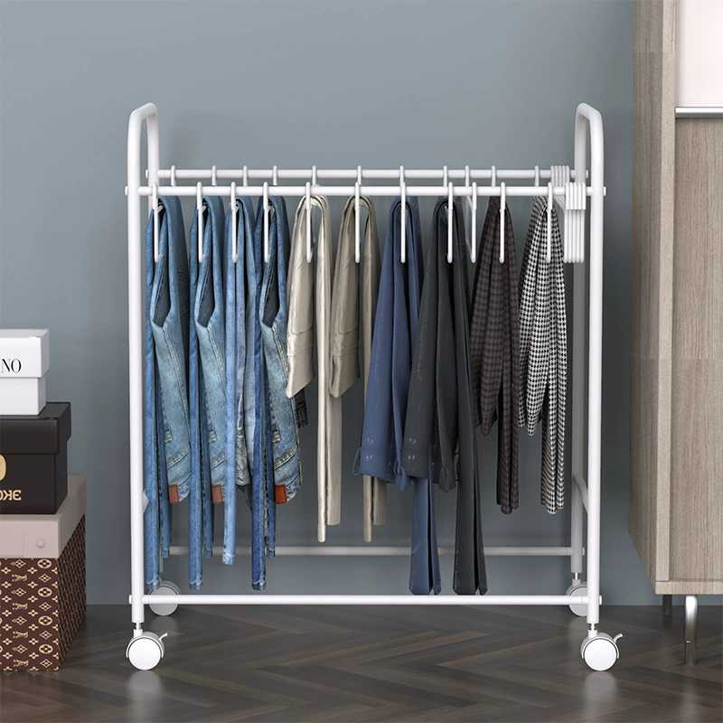 Pants and wardrobe Household multi -layerless hack trousers clip staining artifact landing can move multi -function shelf pants