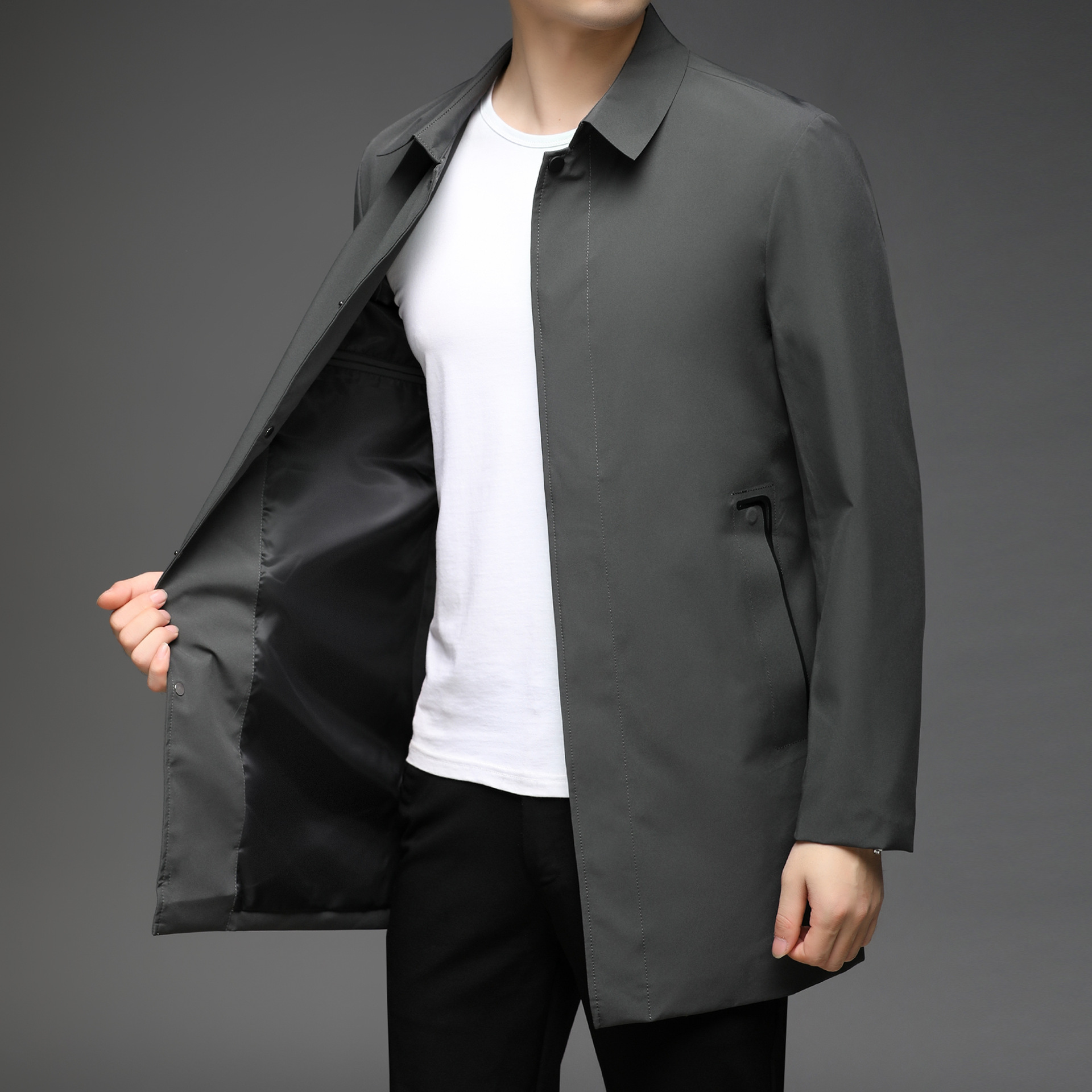 Light luxury men's suit jacket casual new year suit men's trend slim jacket thin TT-KB8072