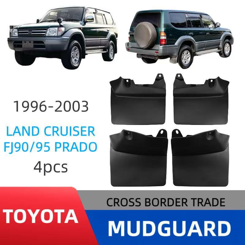 Para el dominante Prado Land Cruiser FJ90 Prado 1995-2003 Guardabarros de cuatro puertas