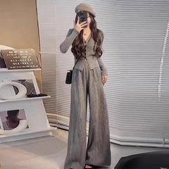 欧米の新型レジャースポーツスーツの女性春と秋の2024洋気がゆったりしています。