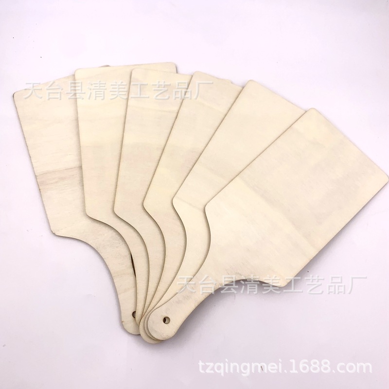 Tabla de cortar de troncos, hoja de madera, decoración de madera de bricolaje, nueva forma de tabla de cortar cuadrada/redonda, marca de madera 5 piezas en un paquete