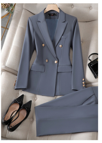 Suit suit women's professional wear 2024 new spring and autumn work clothes formal occasions national examination interview formal work clothes