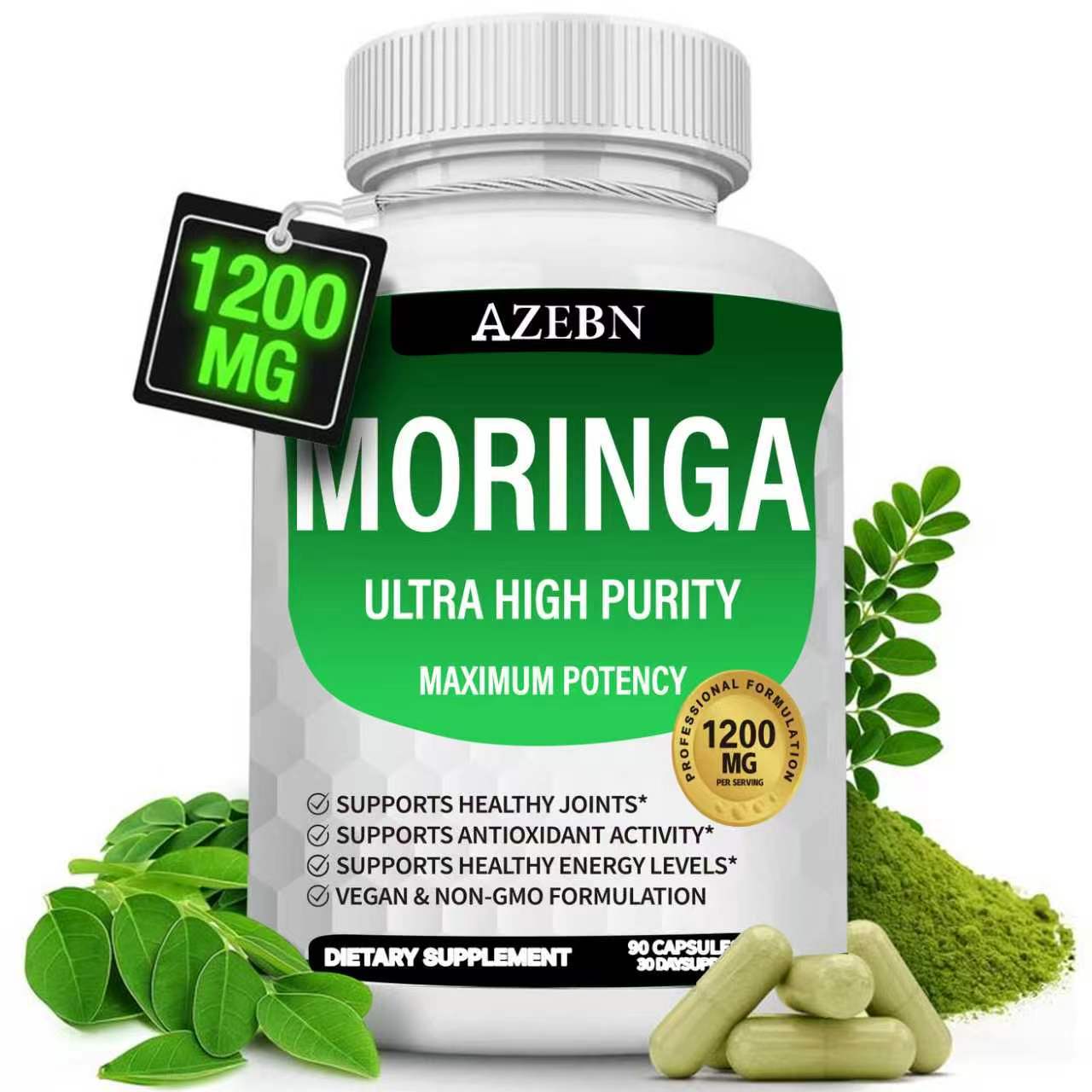 Azebn moringa seed capsules (90 capsules)