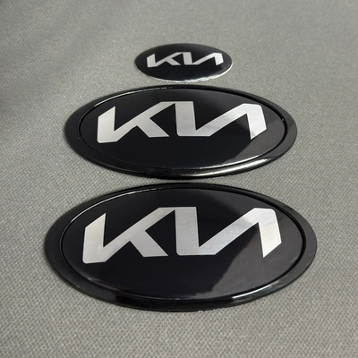 Suitable for New Kia Car Logo Modification Kn Hood Front Logo Kia Sorento K5K3 Smart Running Sportage Jiale Rear Car Logo