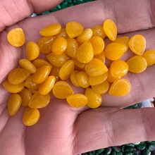厂家热销天然石水晶8*10紫水晶水滴戒面diy外贸散珠耳钉配件批发