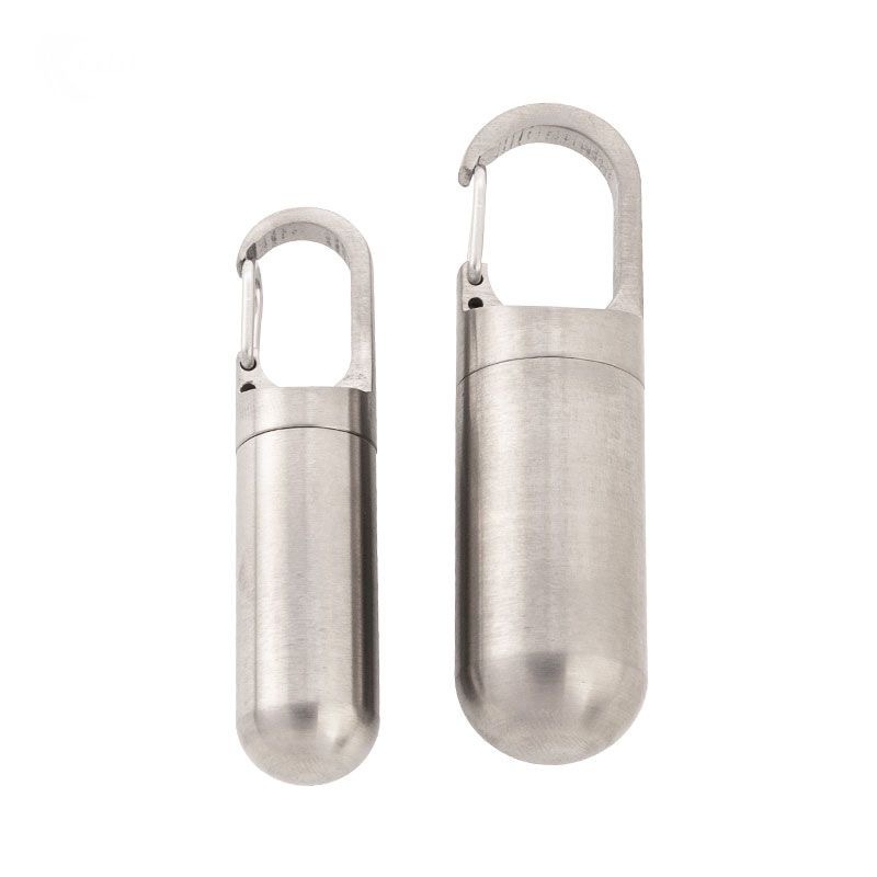 Mini botella de medicina de acero inoxidable a prueba de humedad a prueba de agua almacén portátil tamaño pequeño caja de medicina caja de pastillas piezas botella de almacenamiento a prueba de polvo