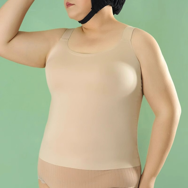 plus size Vest Women's Inner Belly Covering Slim-fit Slim-fit Fixed Cup No-mark with Chest Pad Anti-sagging Wear-free Bra plus size Vest Women's Inner Belly Covering Slim-fit Slim-fit Fixed Cup No-mark with Chest Pad Anti-sagging Wear-free Bra