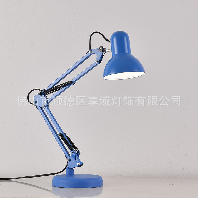 Xiangyu LED americano plug-in Brazo Largo metal protección para los ojos estudio Escritorio de oficina niños estudiante universitario 811 lámpara de escritorio
