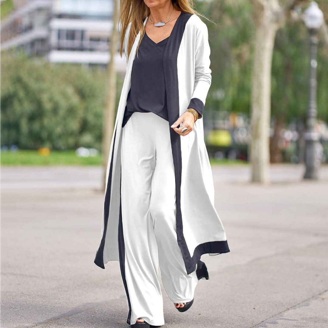 Daily Women's Casual Classic Style Solid Color Polyester Pants Sets Pants Sets display picture 5
